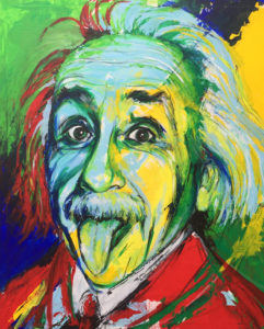 Albert Einstein, 100 x 120 cm, unverkäuflich