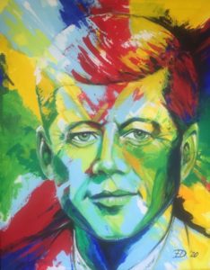 John F. Kennedy , 80 x 100 cm