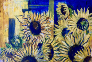 Sonnenblumen, 80 x 100cm