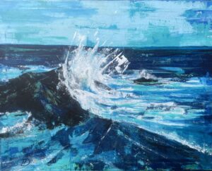 Brandung, 80 x 100 cm