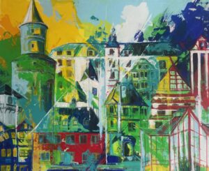 Idstein, 100 x 120 cm